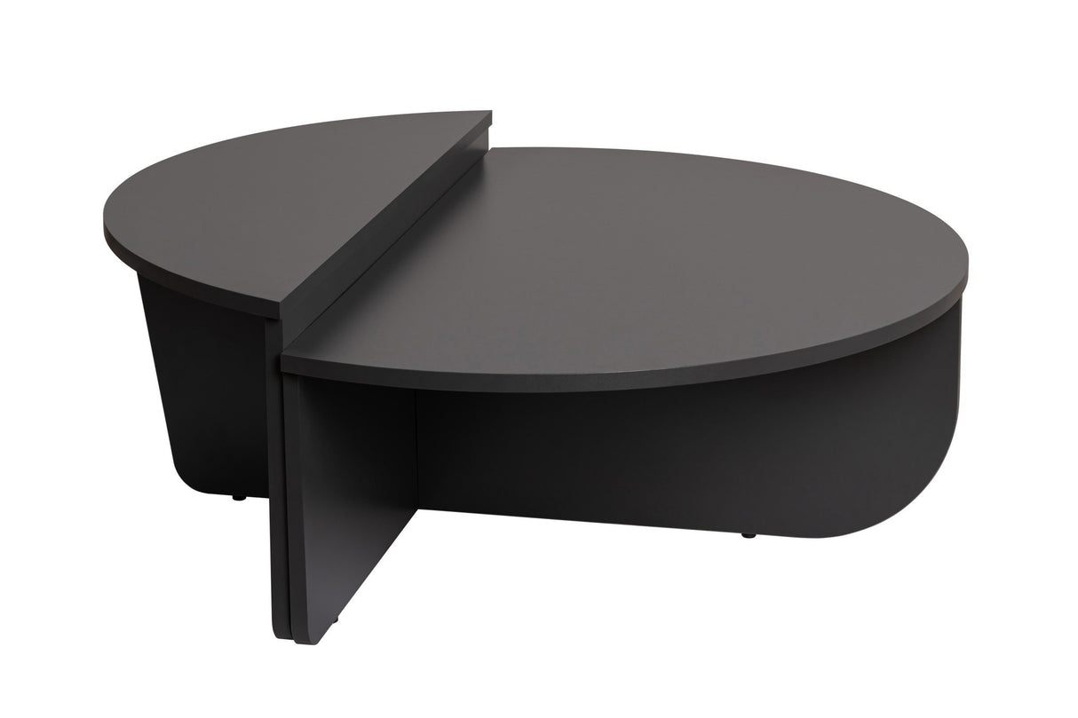 Ronde Salontafel Antraciet Melamine 85 cm Orin