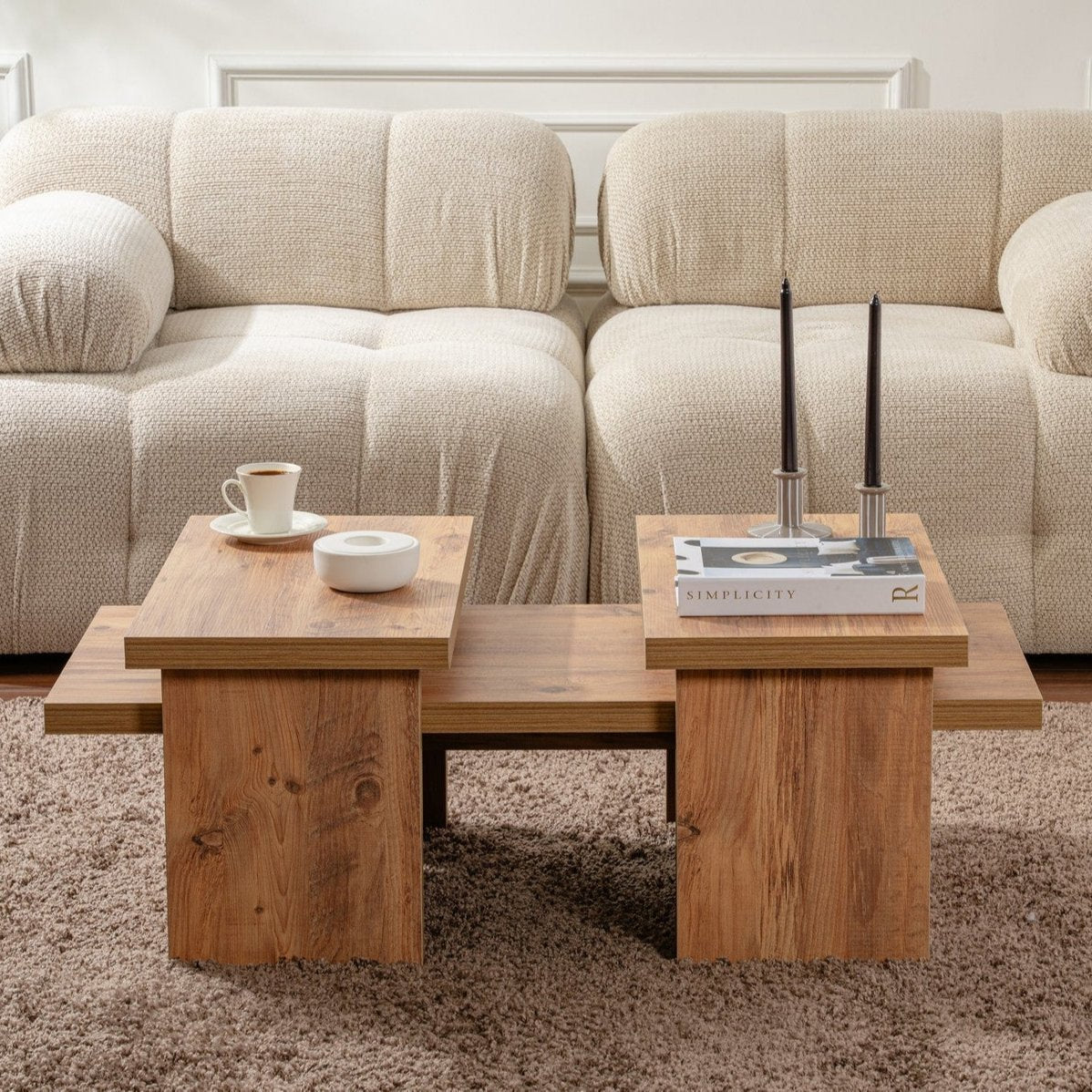 Salontafel Naturel Grenenlook Melamine Rebellion