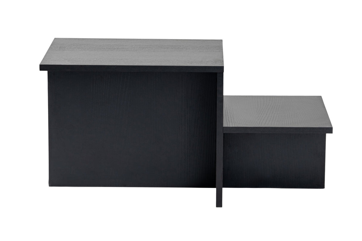 Salontafel Zwart Melamine - 80 x 40 cm - Eterna