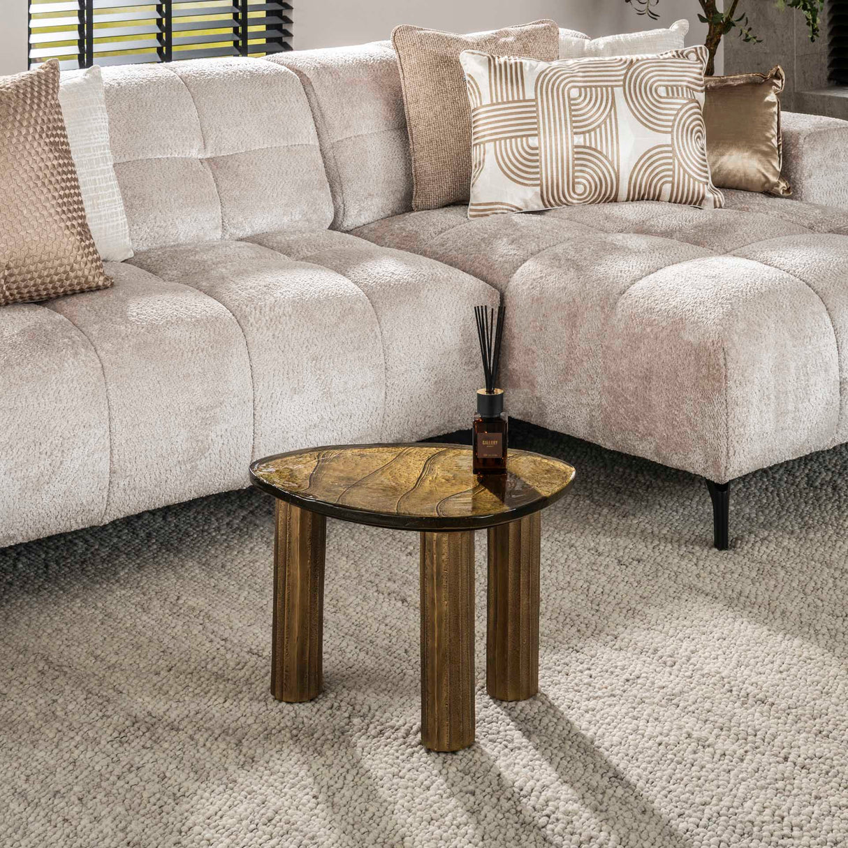 Salontafel Aura S Antiek Goud 51x37 cm