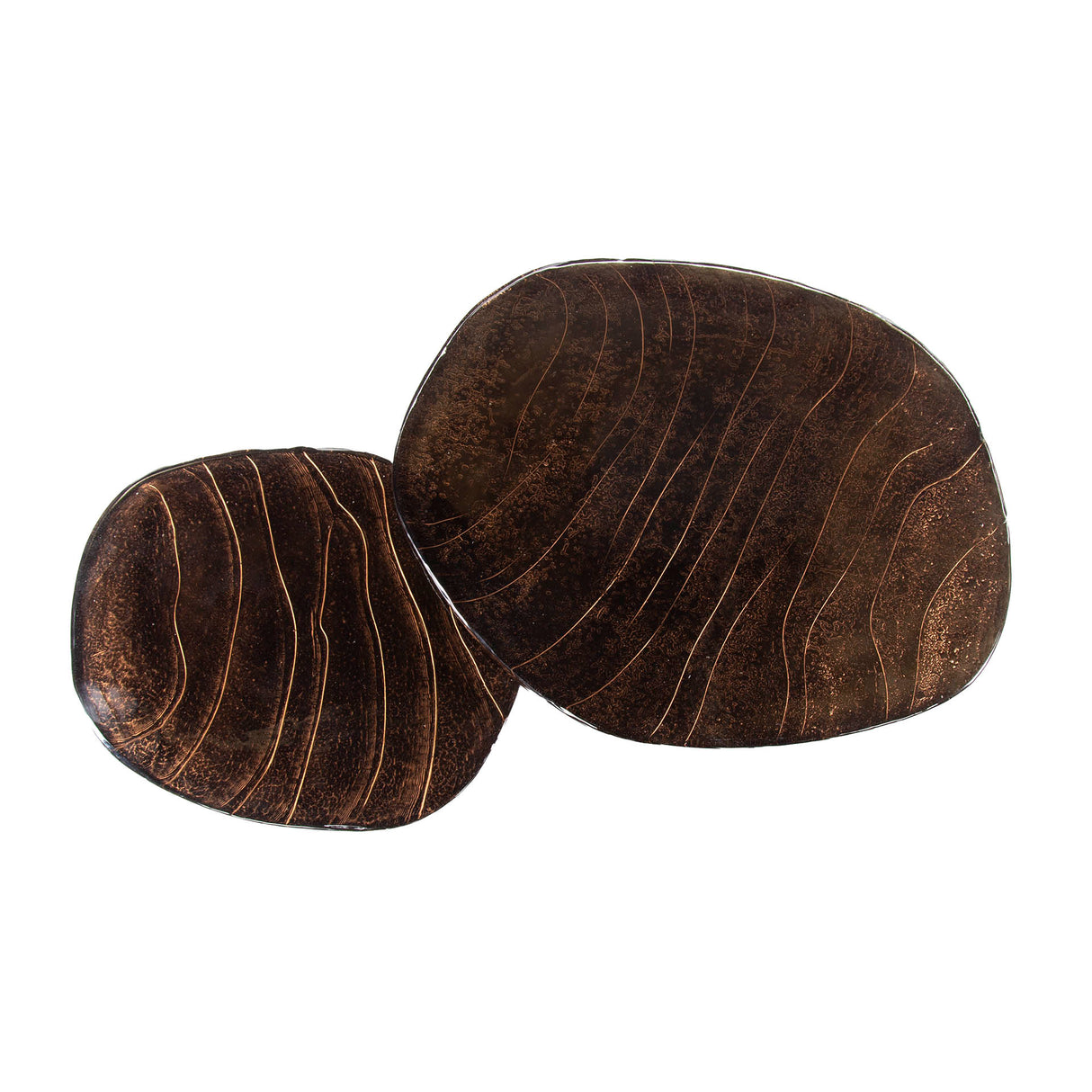 Salontafel Set Aurora Antiek Koper Set van 2