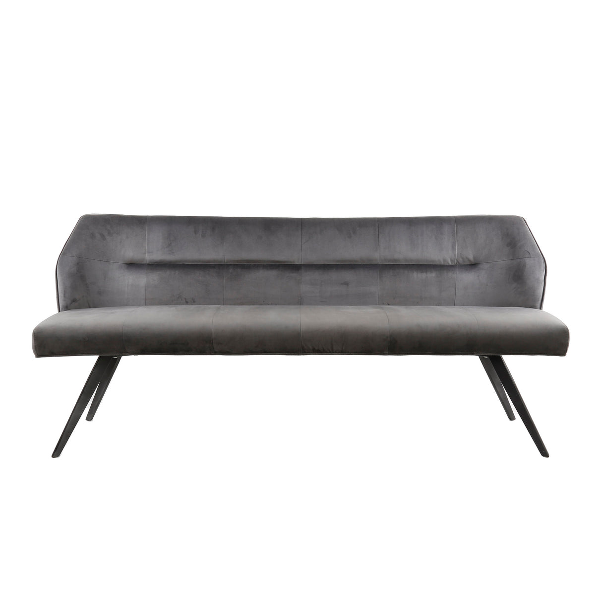 Eetkamerbank Chia Velvet Antraciet 188 cm