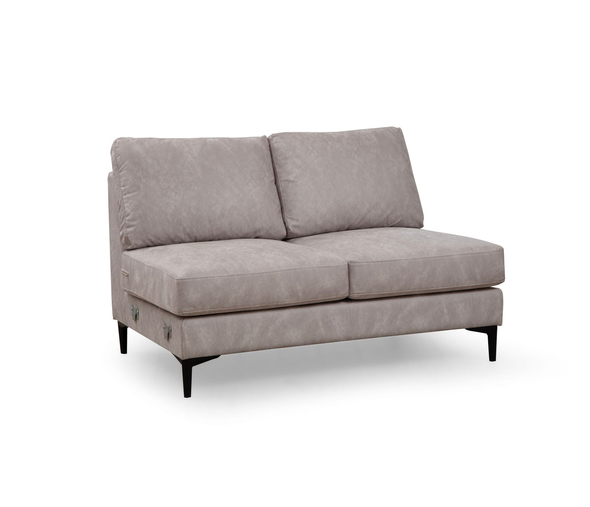 Banken - U - bank Hoekbank Grijs Stof 314x200 cm - Links - Porto - Dimehouse