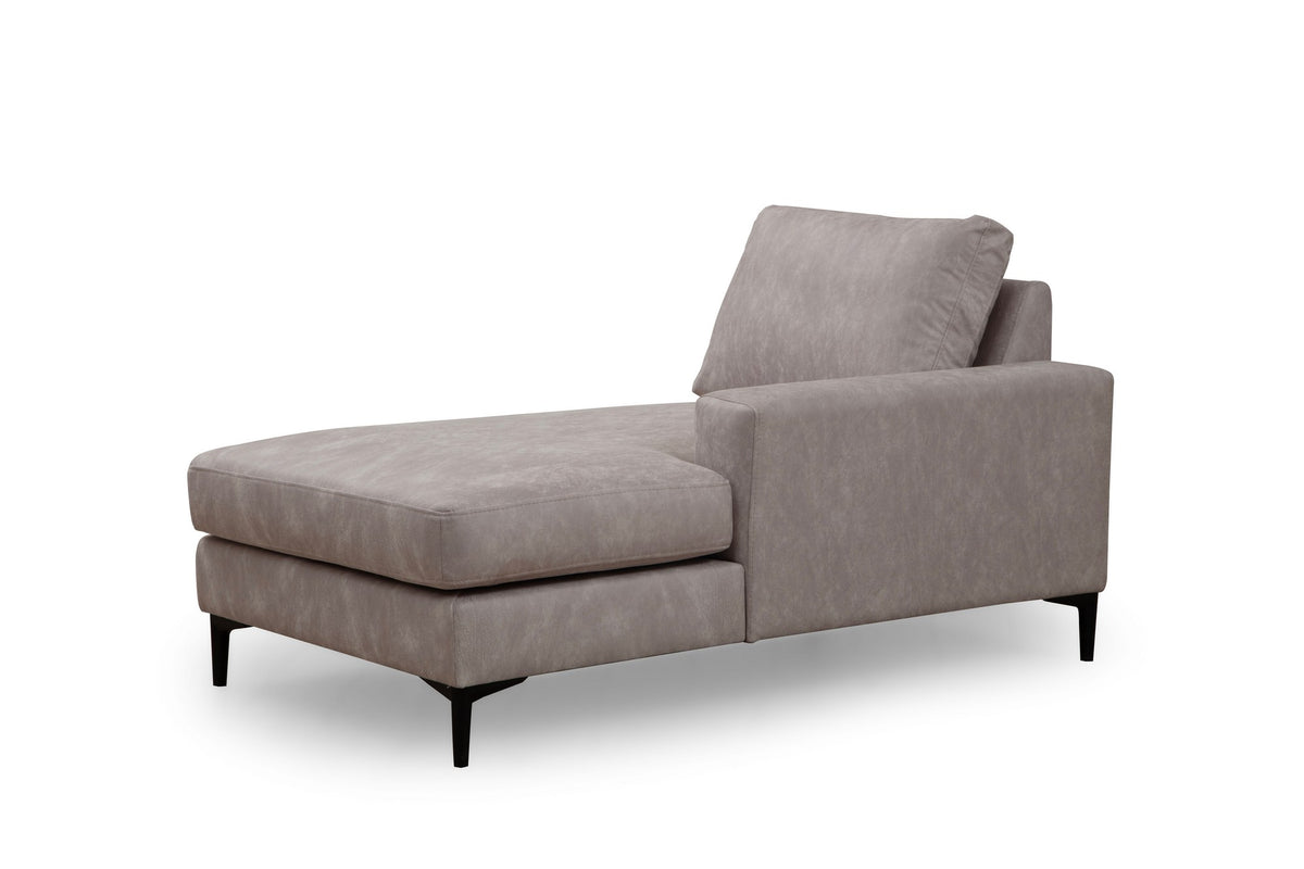 Banken - U - bank Hoekbank Grijs Stof 314x200 cm - Links - Porto - Dimehouse