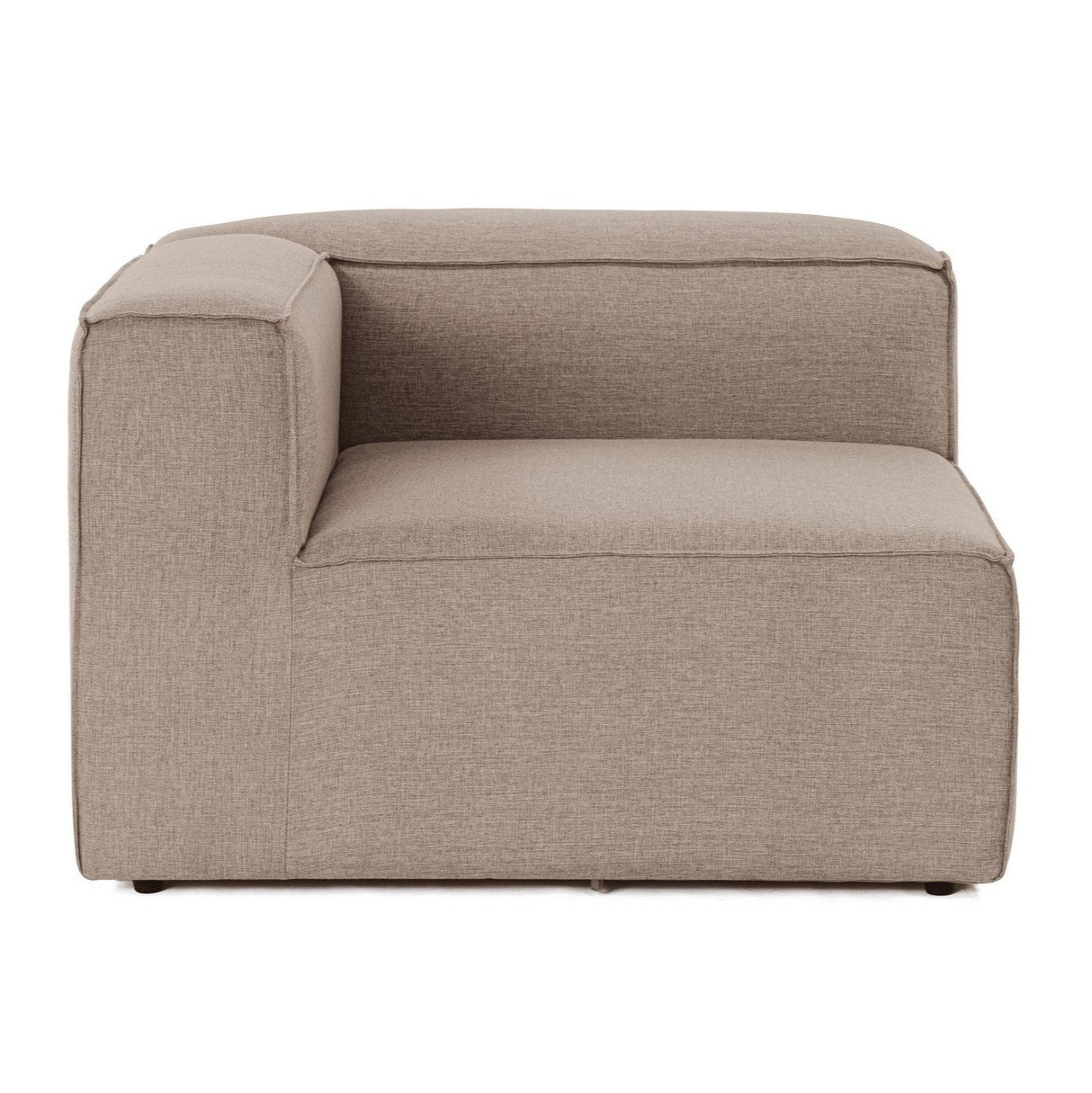 Hoek element links modulaire bank Fora bruin