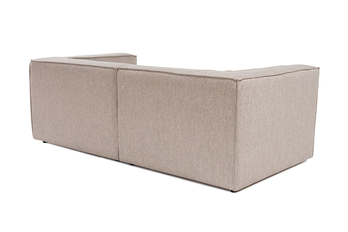 Modulaire XXL 2-zits bank Sora 220 cm breed in Beige linnen