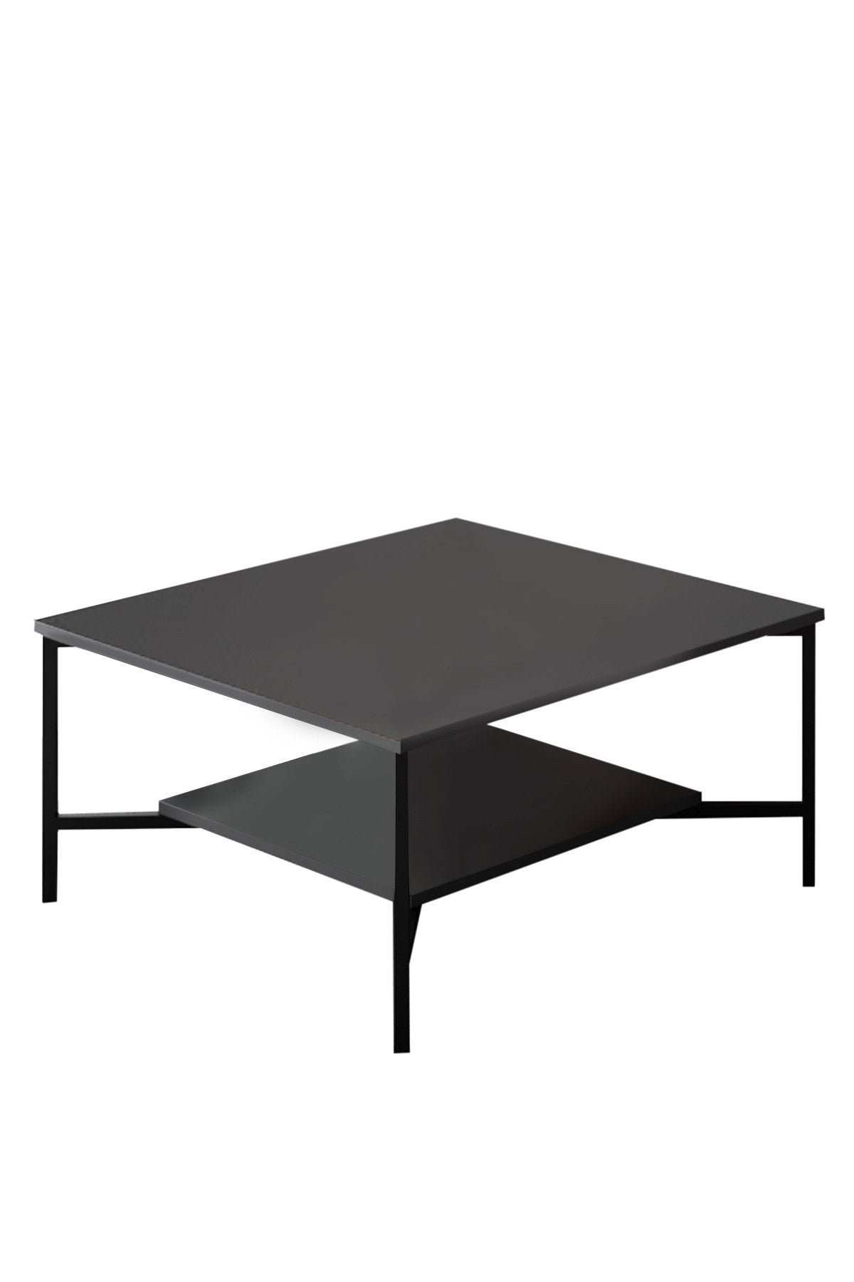 Meubelset Antraciet-Zwart - Black Line - Salontafel + TV Meubel