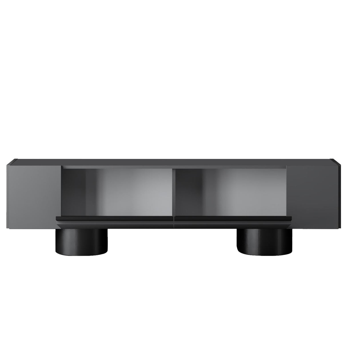 TV Meubel Antraciet Bohem 180x50x30 - Zwart Frame