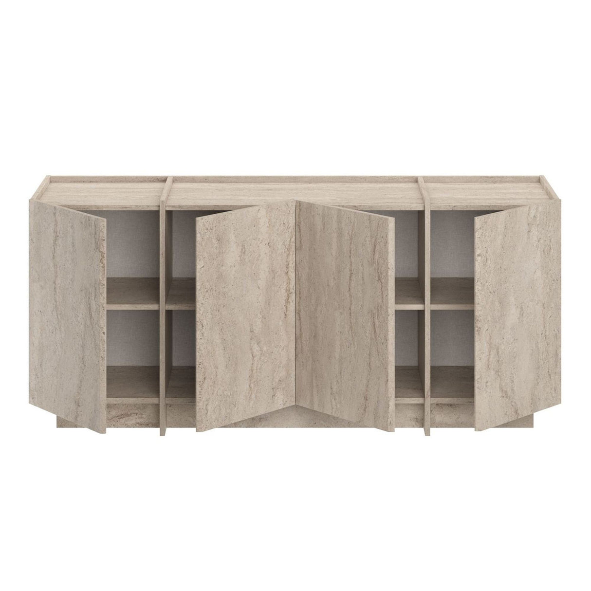 Dorma consoletafel travertinlook 180 cm Gemelamineerd hout