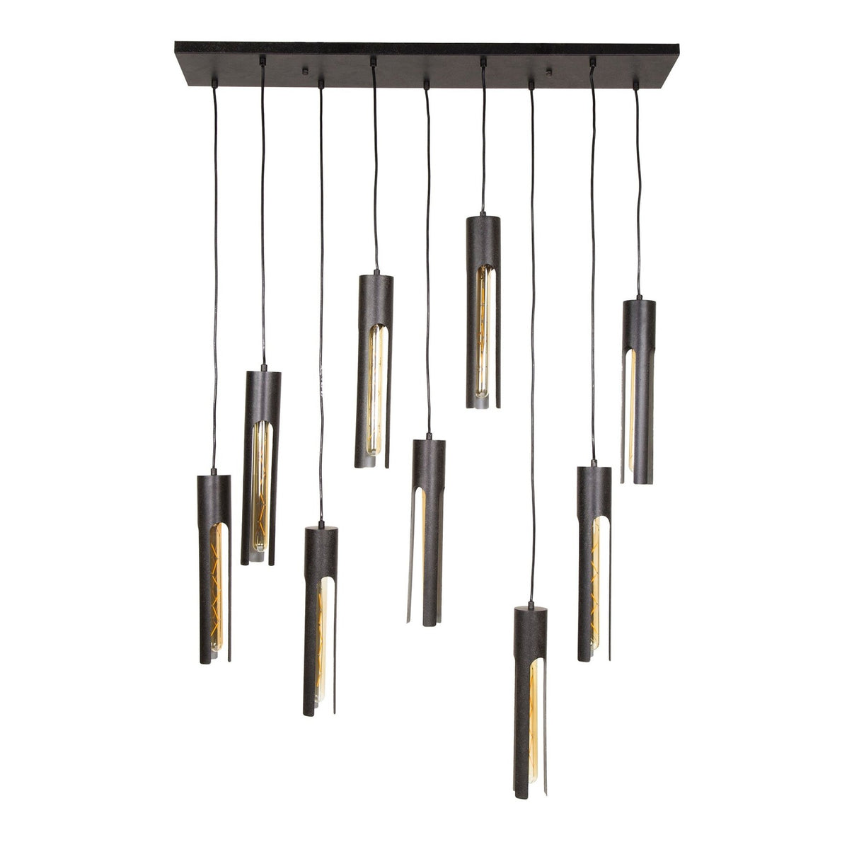 Hanglamp Judy 9-lichts zwart