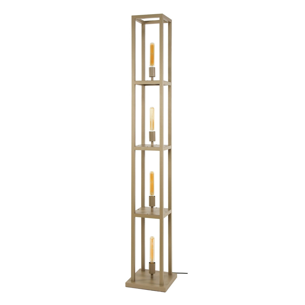 Design vloerlamp Ardon 4-lichts Beige 160 cm
