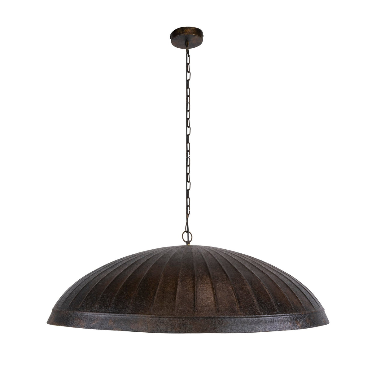 Hanglamp-Hanglamp Guard 1-lichts Ø90 cm Smoked Brown metaal-Dimehouse