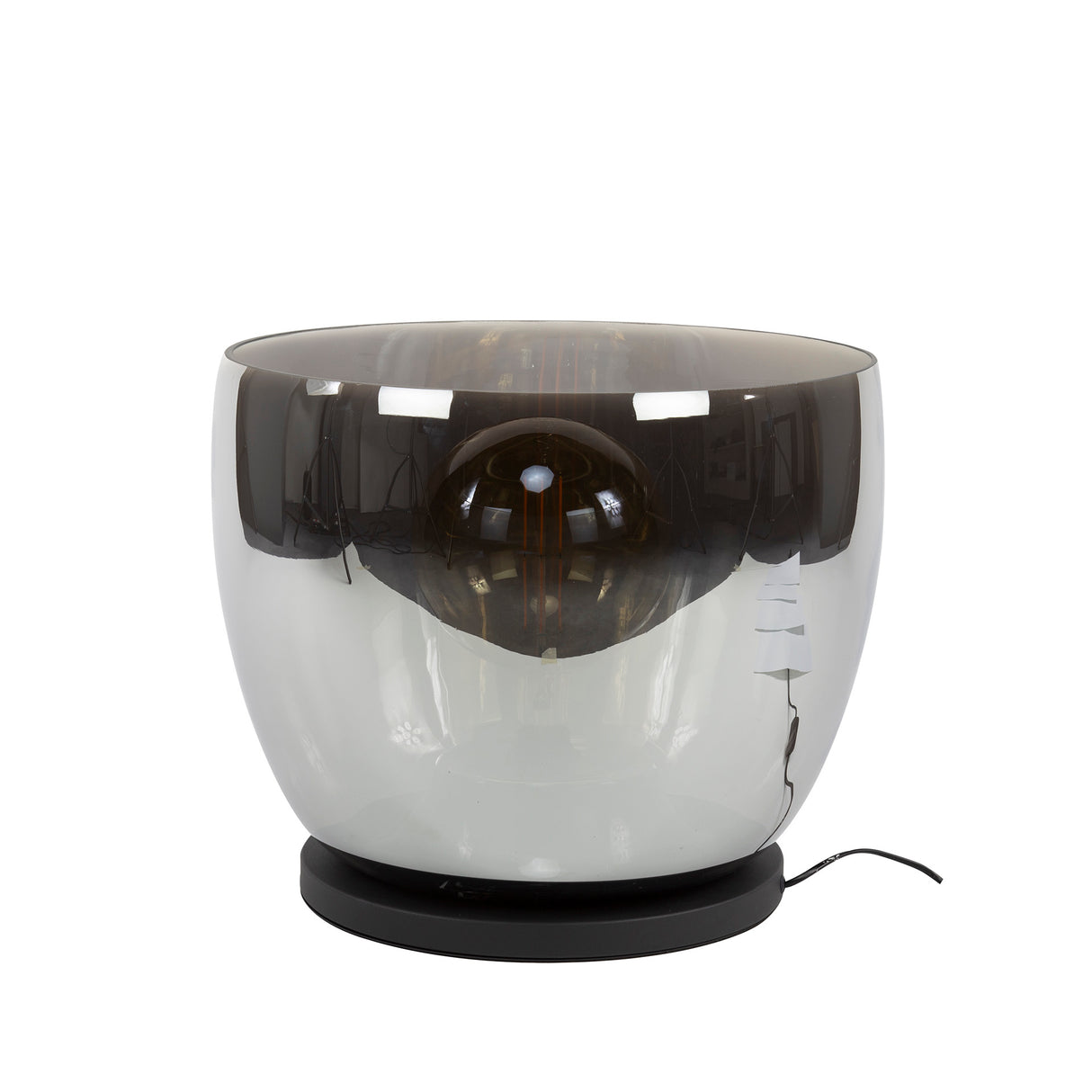 Vloerlamp Dain UP XXL Chroomkleurig glas