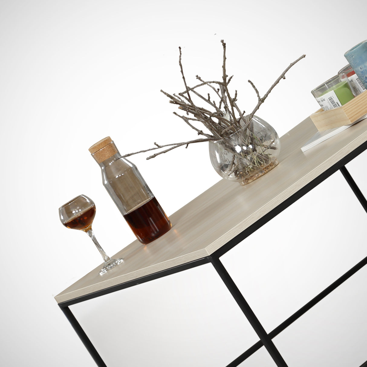 Salontafel Vierkant 75x75 cm Pola - Eikenhout Melamine