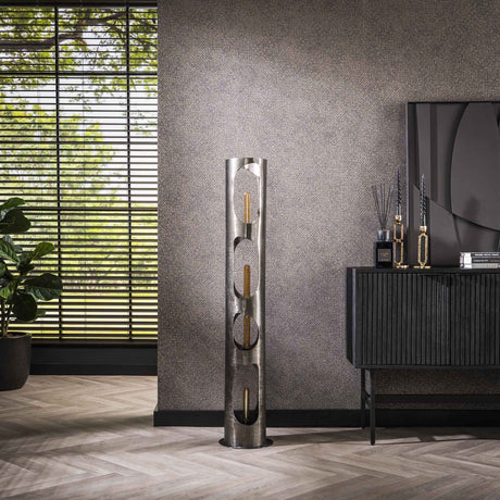 Vloerlamp Enya XL metaal met organische vormen