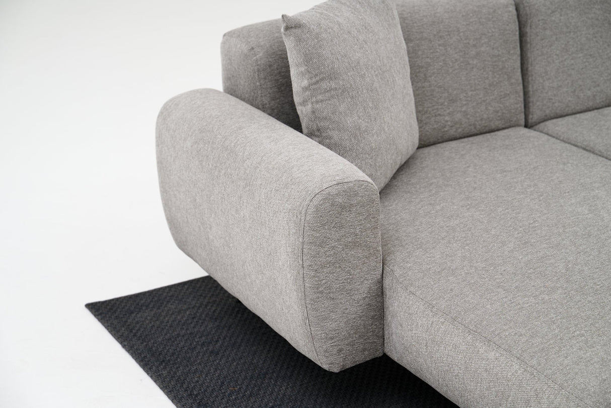 Hoekbank Links Side Licht Grijs