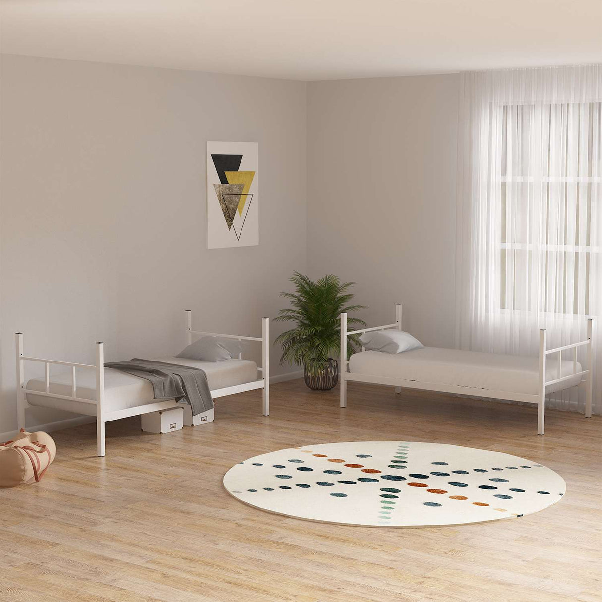 Stapelbed Kinderen - Wit - 200x90 cm