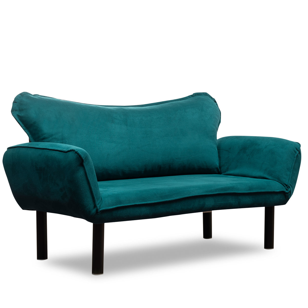 Banken - Slaapbank Petrol Blauw Velvet - twee persoons - Chatto - Dimehouse
