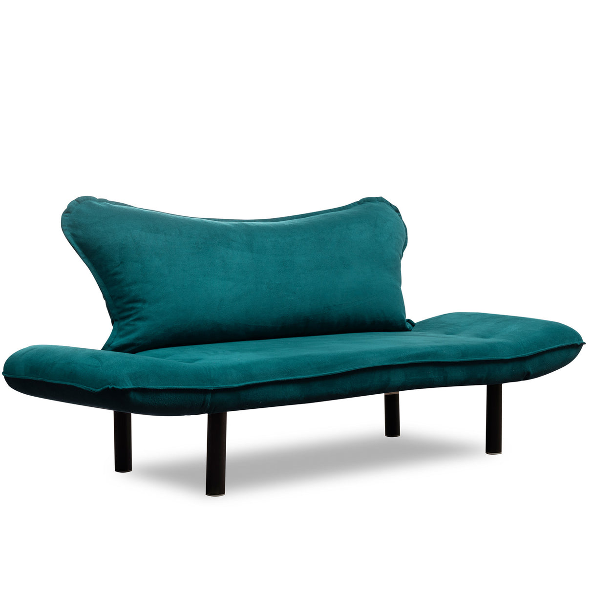 Banken - Slaapbank Petrol Blauw Velvet - twee persoons - Chatto - Dimehouse