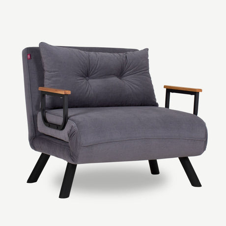 Slaapfauteuil Sando Stof Grijs