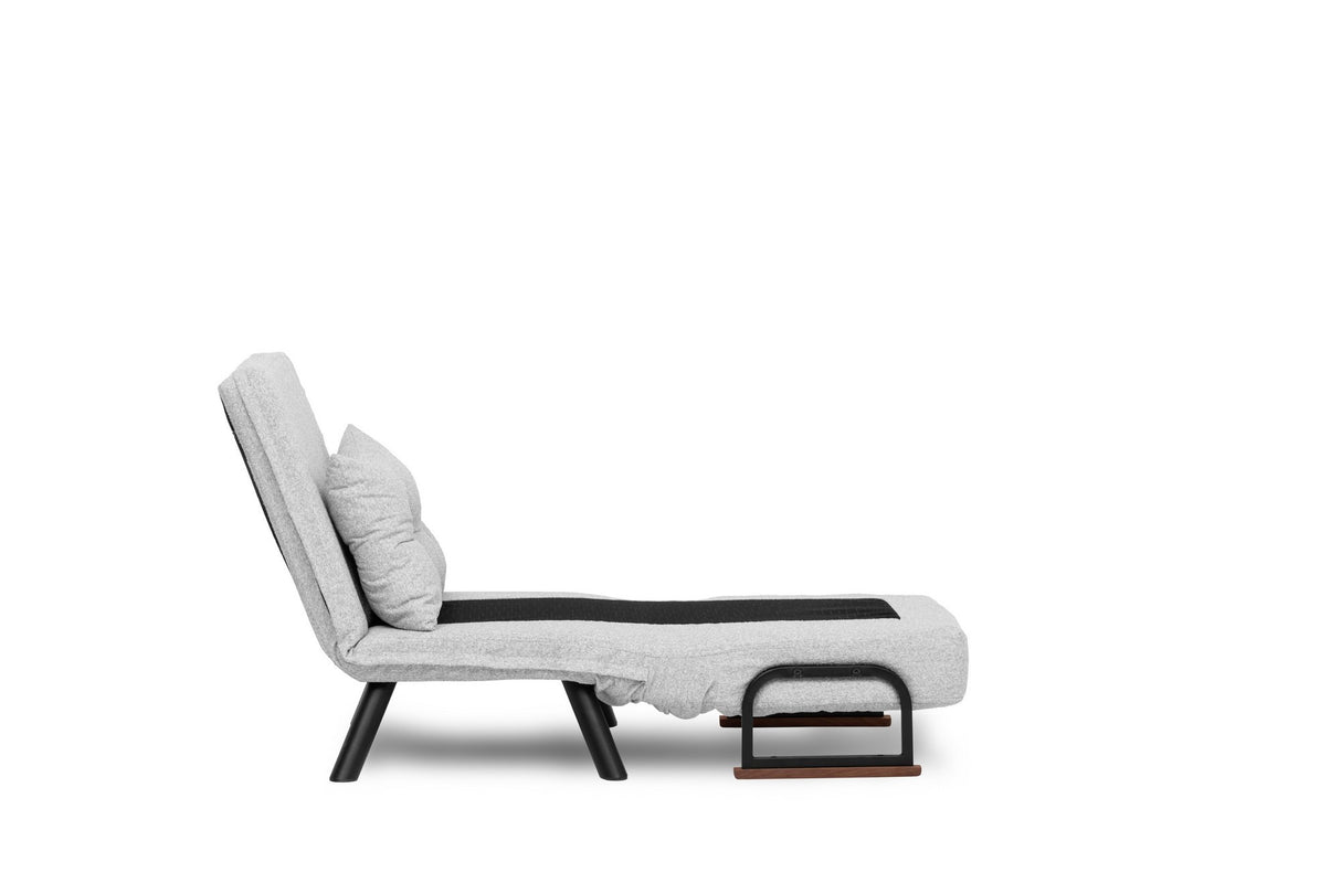 Slaapfauteuil Sando Grijs Teddystof