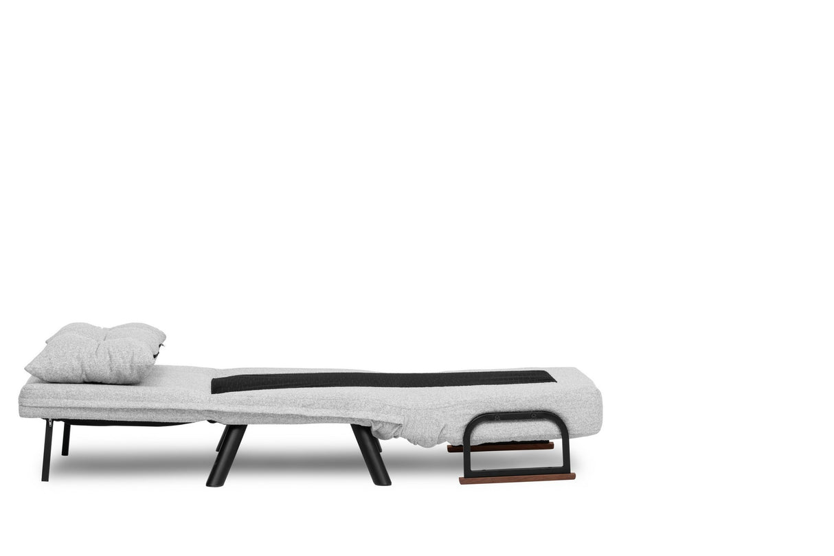 Slaapfauteuil Sando Grijs Teddystof