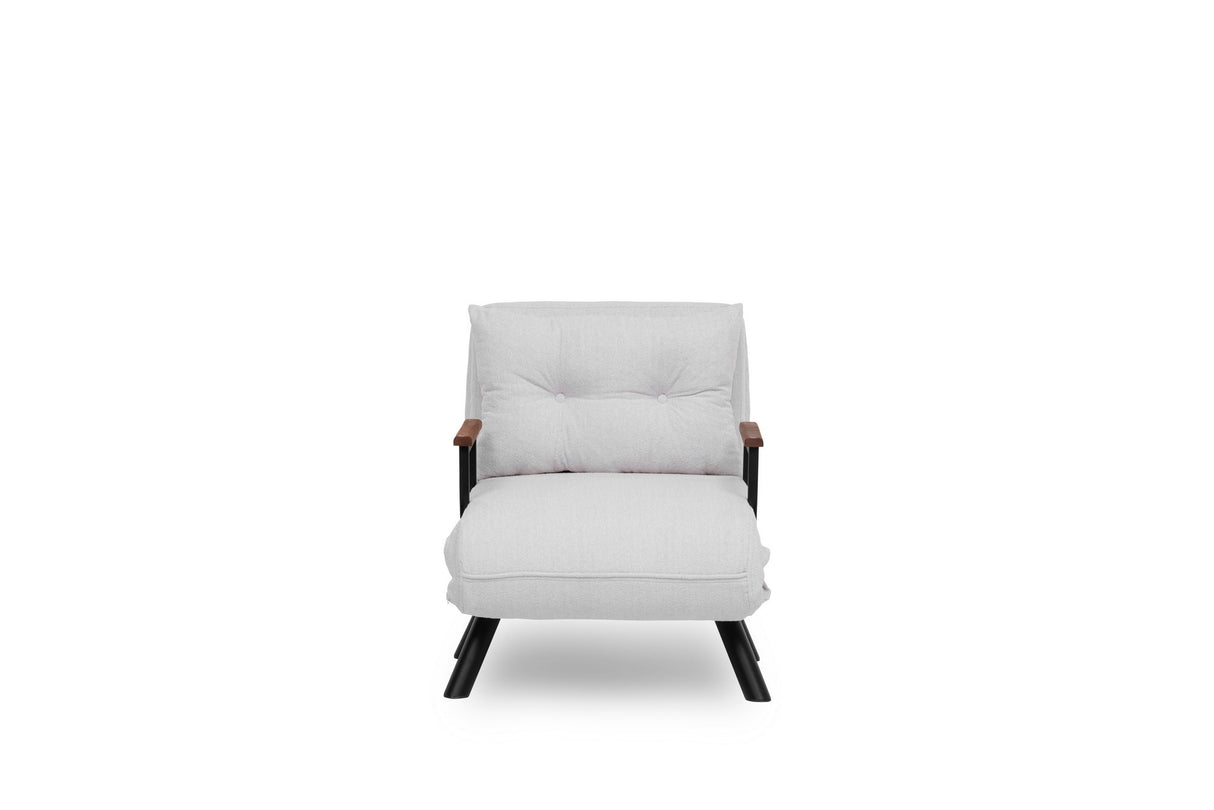 Slaapfauteuil Sando Crème Teddystof