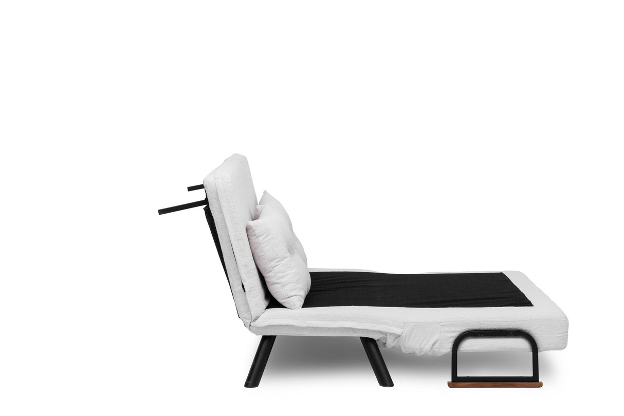 2-zits Slaapbank Sando Crème Teddystof