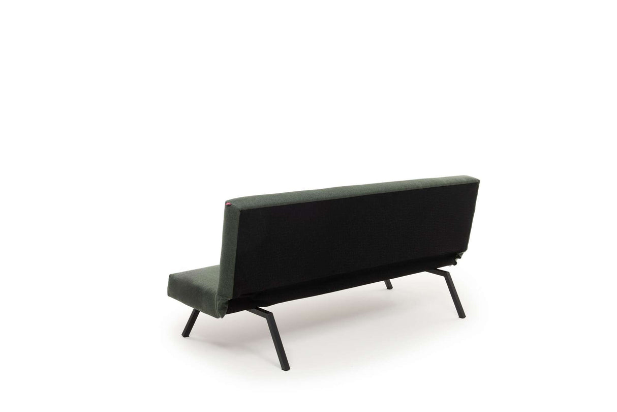 3-Zits Slaapbank Zoly Groen Stof - 180 cm - Zonder armleuningen - Gecapitonneerd