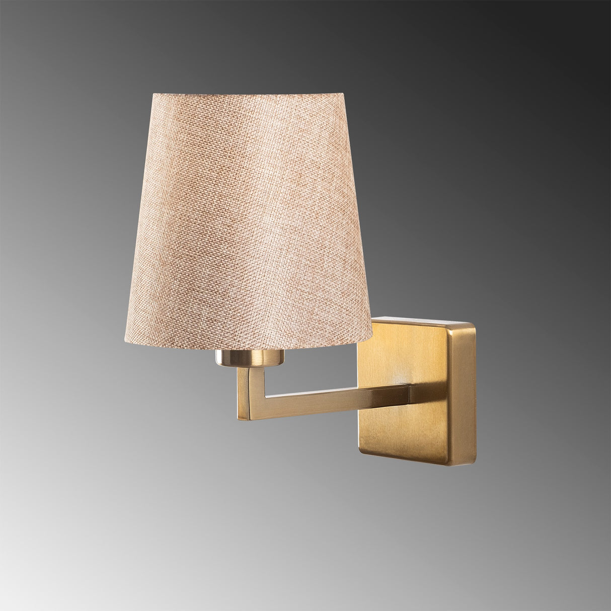 Wandlampen - Wandlamp Goud Stof Ashburn - Dimehouse