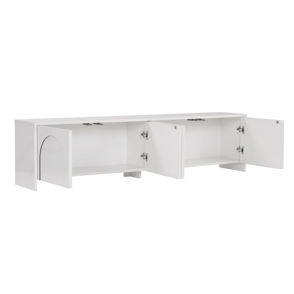 Aurelia tv-meubel wit 180 cm Gemelamineerd hout