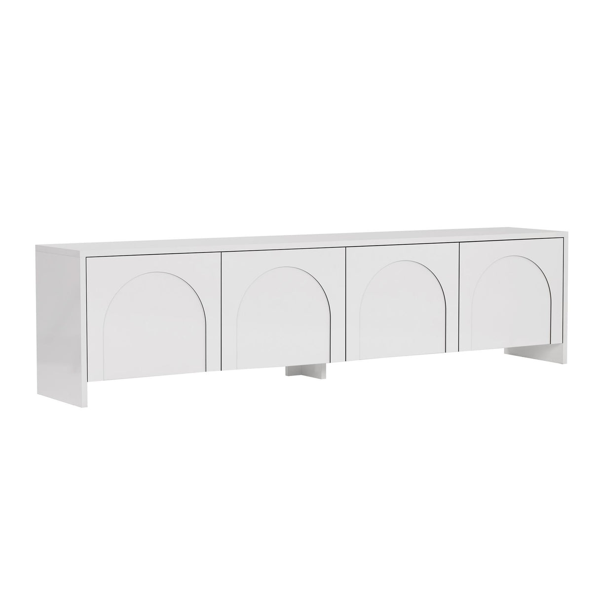 Aurelia tv-meubel wit 180 cm Gemelamineerd hout