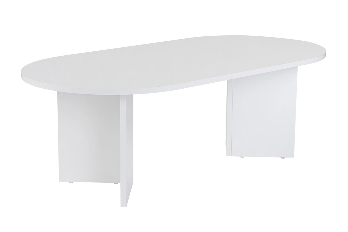 Ovale Salontafel Sapphire Wit Sabla - 119x60