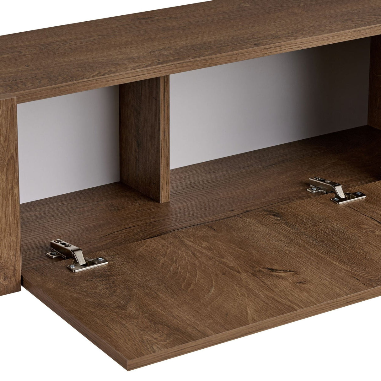 Nexus tv-meubel eikenlook zwart 180 cm Kafkas eikenlook / Zwart Gemelamineerd hout