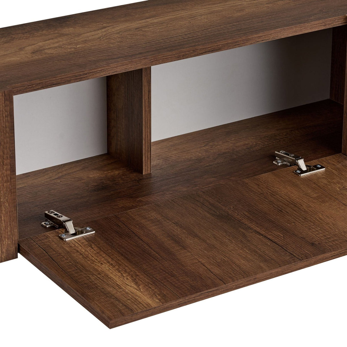 Nexus tv-meubel walnootlook met goud 180 cm Barok walnootlook met goud Gemelamineerd hout