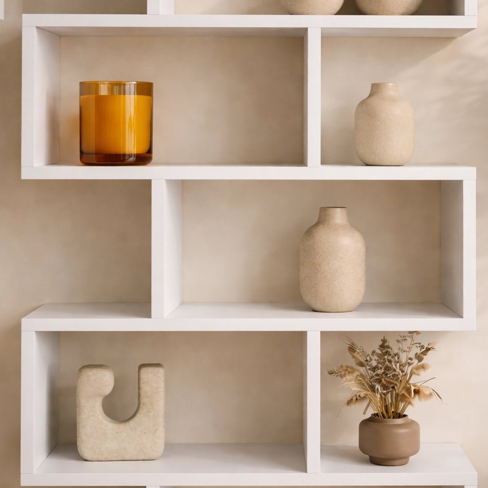 Boekenkast Elif Wit Melamine 90x156x20 cm