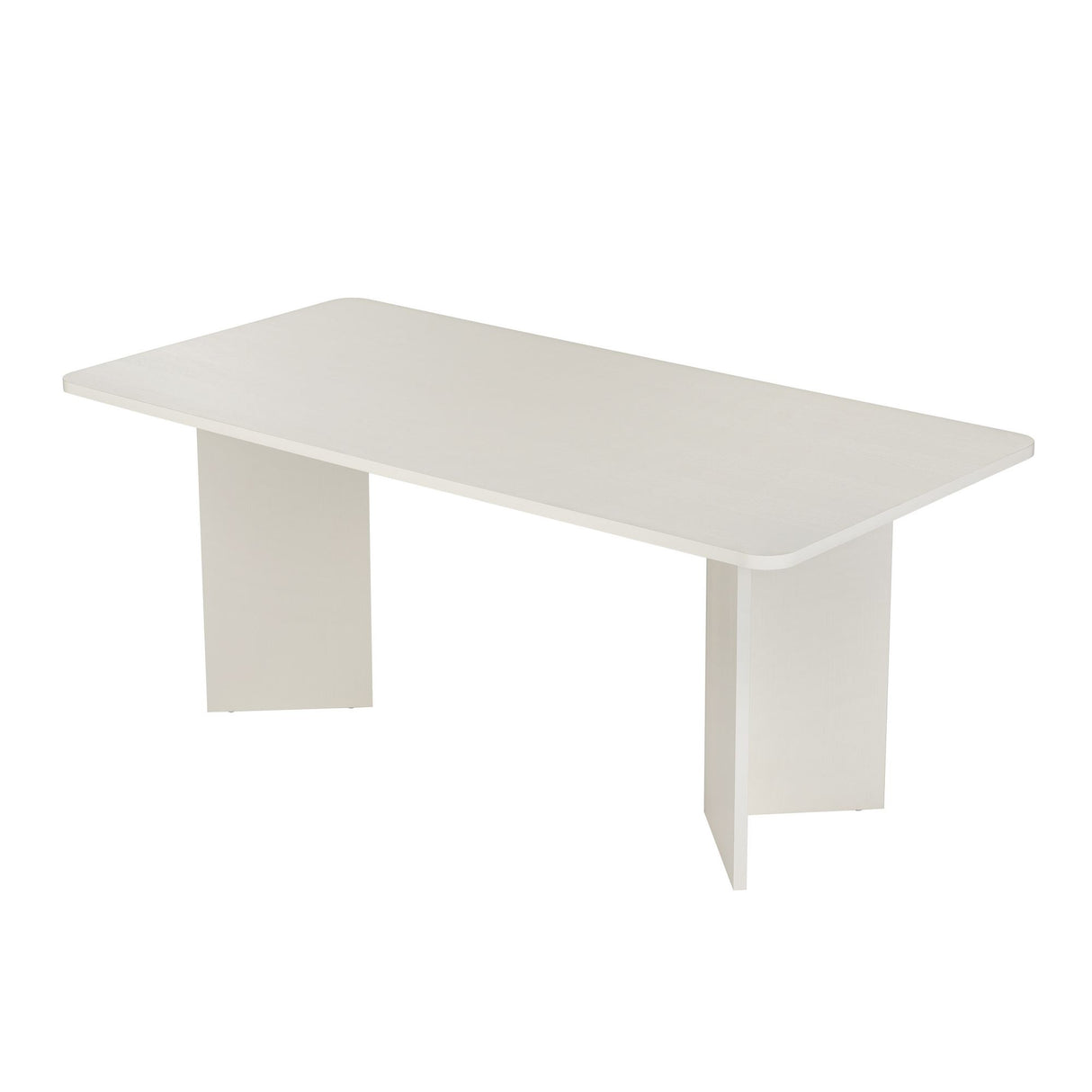 Eettafel Wit Melamine rechthoekig 180x89,5x75 cm - Linova