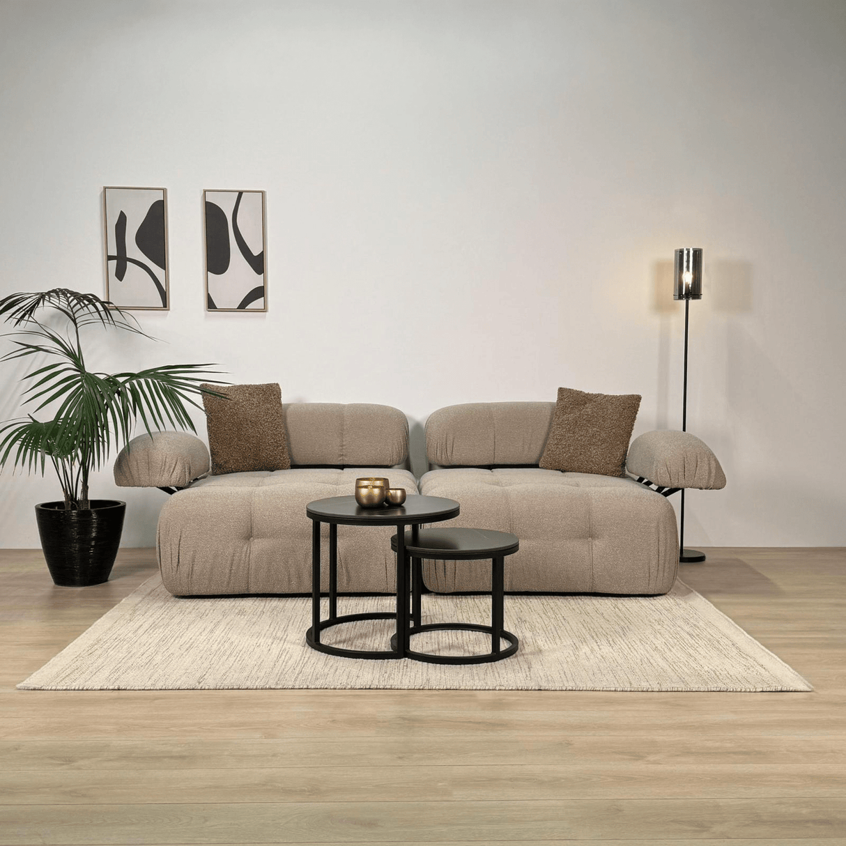 Modulaire bank 2-zits Doblo beige