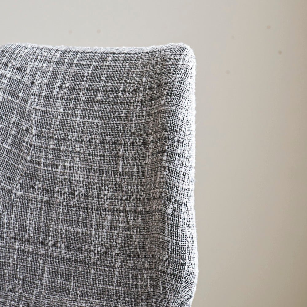 Beau Barkruk Lichtgrijs Chenille Stof - 67 cm Zithoogte - Zonder Armleuningen