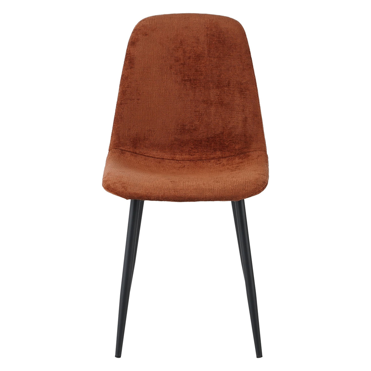 Set van 4 Scandinavische Eetkamerstoelen Terra Chenille Stof Swift - Zonder Armleuningen