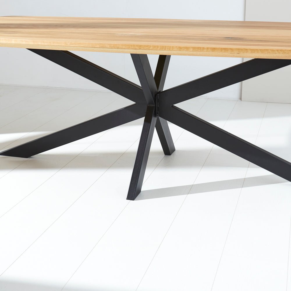 Eettafel Mikkel Eikenhout Deens Ovaal Matrix Frame Groot