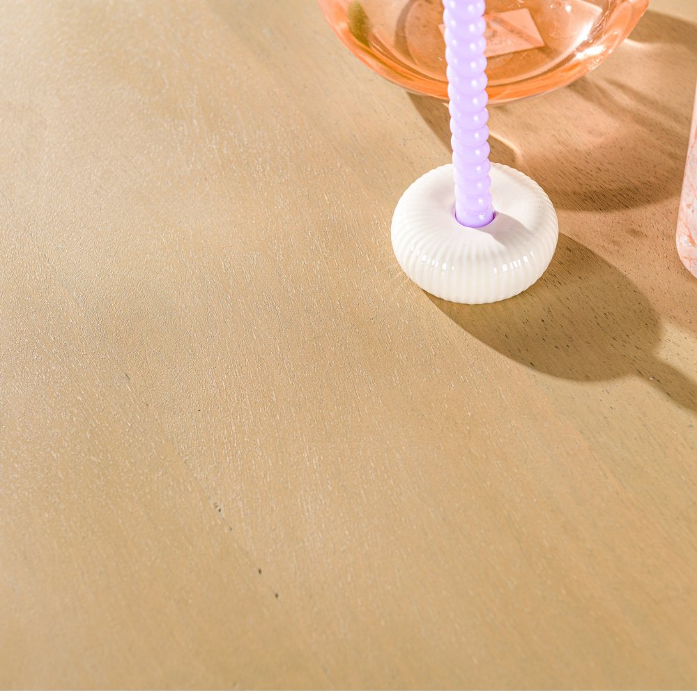 Eettafel Miami DH Interior Bruin Mangohout Sfeerfoto detail