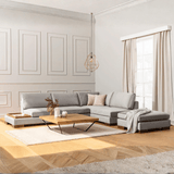 Hoekbank Rechts Tulip Licht Grijs