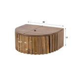 Nachtkastjes-Nachtkastje Ridge zwevend Zand 1 lade 40 x 35 x 17 cm-Dimehouse