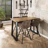 Industriële Bartafel Mangohout Wyatt Blank 135x70 cm