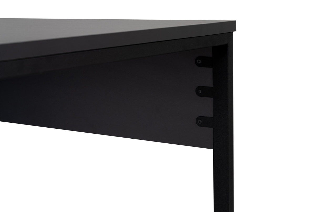 Studie bureau Twin Study Desk 240x60 cm Antraciet en zwart Anthracite Black Melamine