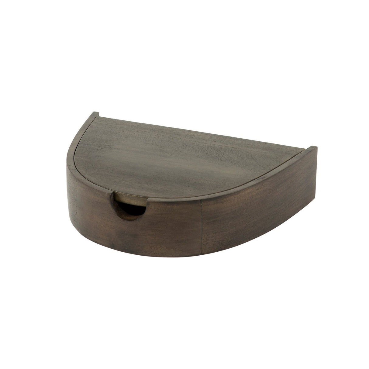 Zwevende Halfronde Nachtkastjes Set 2 Acacia