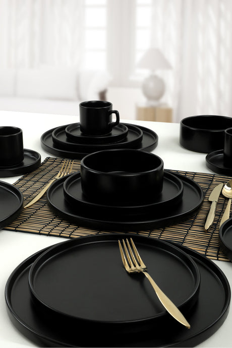 TY038120F956A000000MAP2400 Matte Black 100% CERAMIC STONEWARE 27 cm breed
