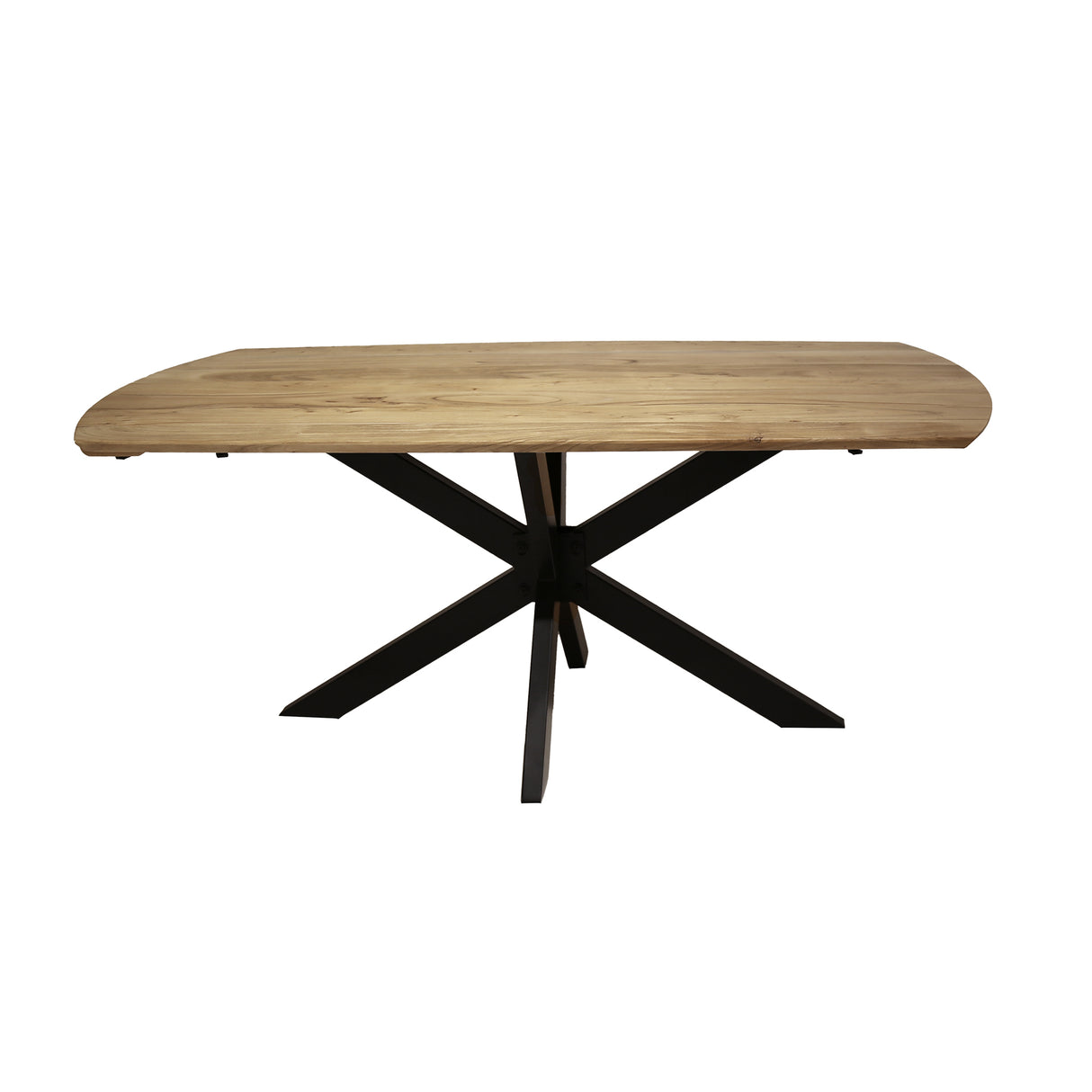 Uitschuifbare Eettafel Mack Deens Ovaal Acaciahout 175-275x90 cm