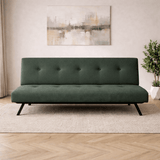 Slaapbanken - Slaapbank Groen Stof 3 - Zits - 180 cm - Zonder armleuningen - Zoly - Dimehouse
